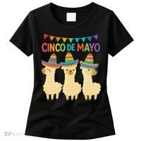 Cinco De Mayo Llama Fiesta Ultimate May 5th Party Vibe Women's T-Shirt thumb 0