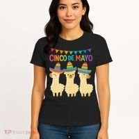 Cinco De Mayo Llama Fiesta Ultimate May 5th Party Vibe Women's T-Shirt thumb 4