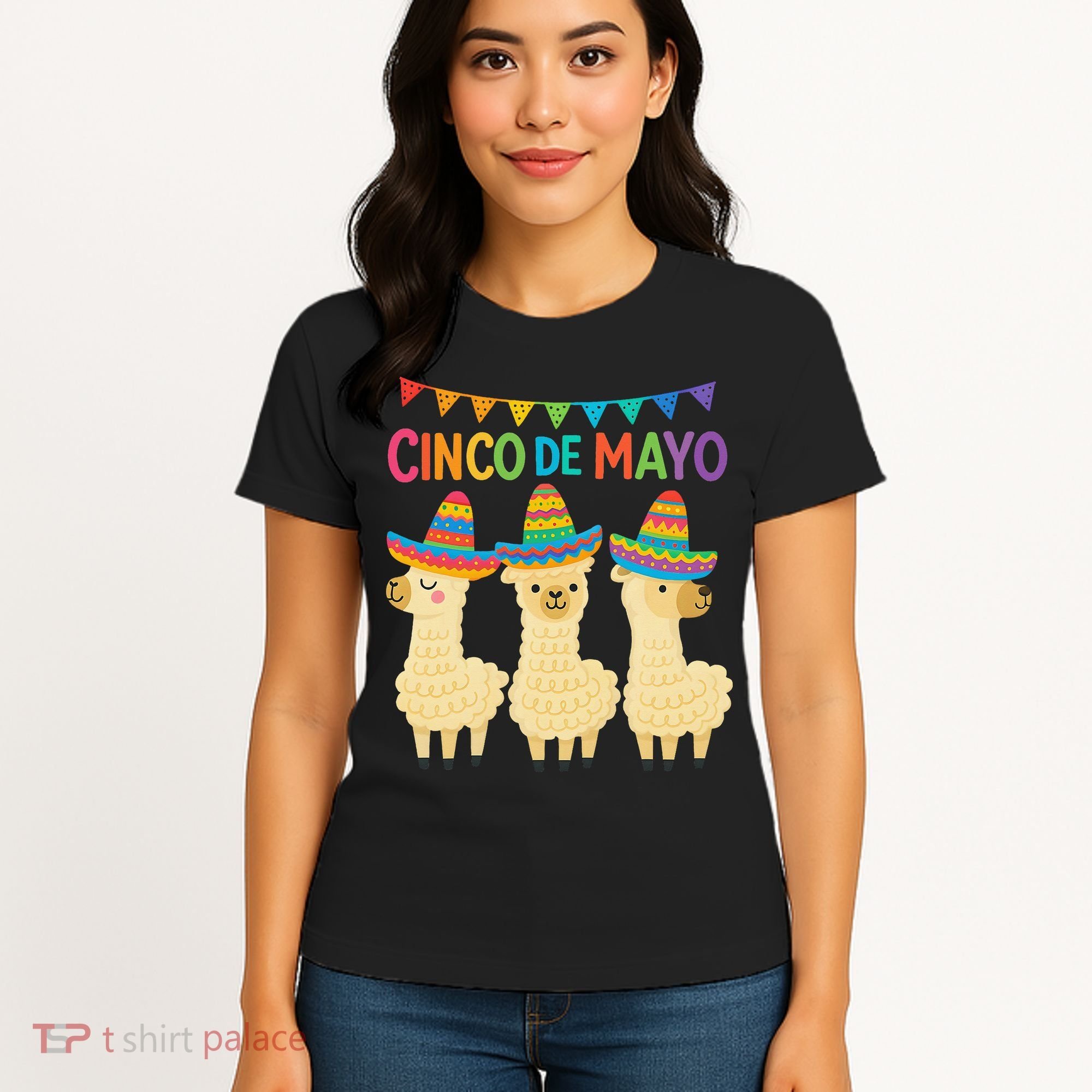 Cinco De Mayo Llama Fiesta Ultimate May 5th Party Vibe Women's T-Shirt