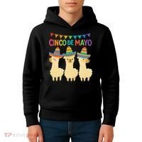 Cinco De Mayo Llama Fiesta Ultimate May 5th Party Vibe Kids Hoodie thumb 4