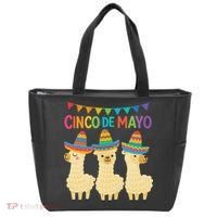Cinco De Mayo Llama Fiesta Ultimate May 5th Party Vibe Tote Bag thumb 0