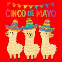 Cinco De Mayo Llama Fiesta Ultimate May 5th Party Vibe Santa Hat thumb 1