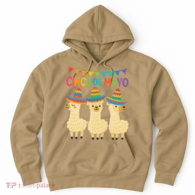 Cinco De Mayo Llama Fiesta Ultimate May 5th Party Vibe Hoodie