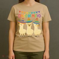 Cinco De Mayo Llama Fiesta Ultimate May 5th Party Vibe T-Shirt thumb 4