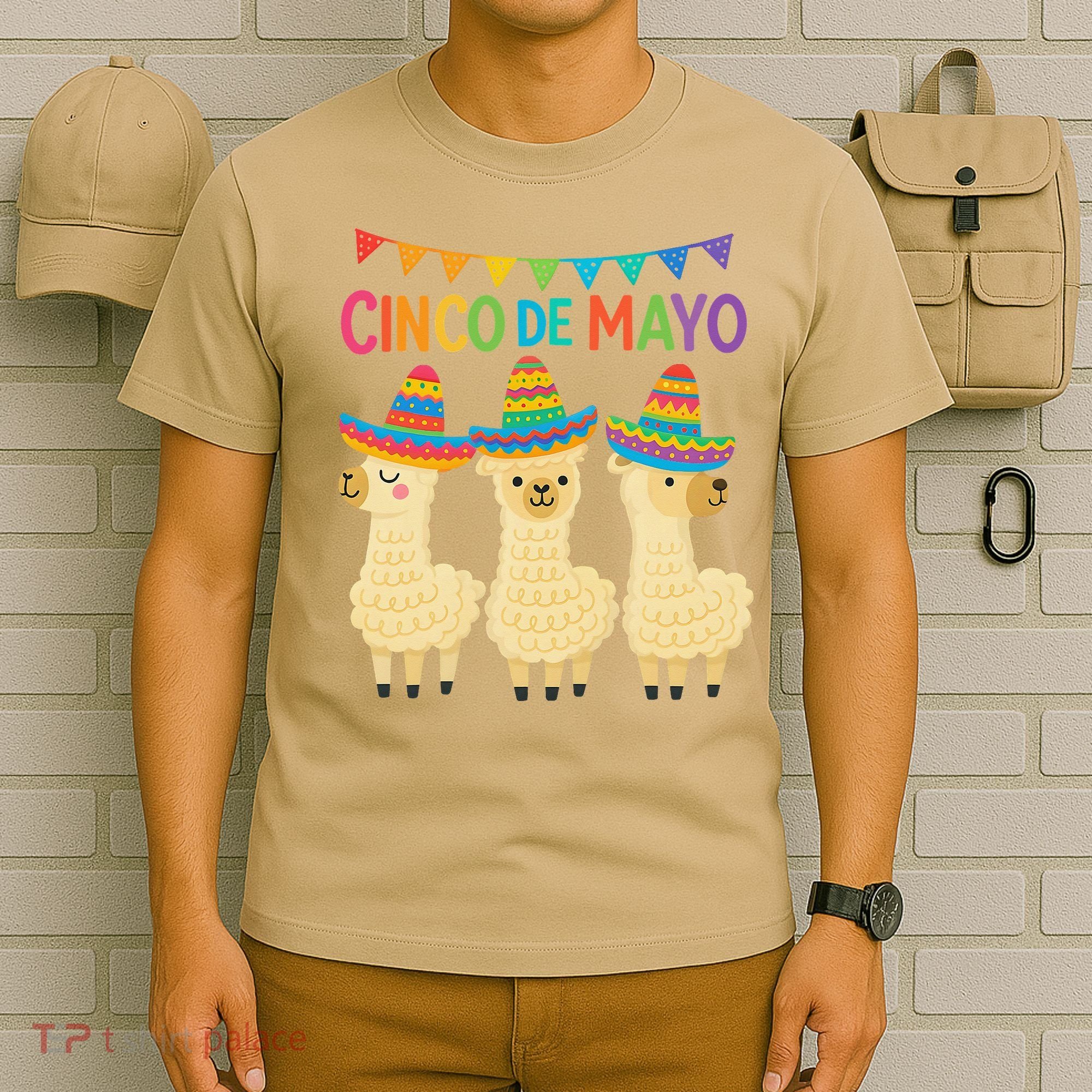 Cinco De Mayo Llama Fiesta Ultimate May 5th Party Vibe T-Shirt