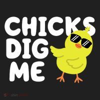 Chicks Dig Me Funny Baby Chick Chicken Beanie thumb 2