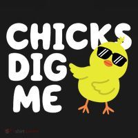 Chicks Dig Me Funny Baby Chick Chicken Pajama Set thumb 2