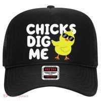 Chicks Dig Me Funny Baby Chick Chicken Hat thumb 0