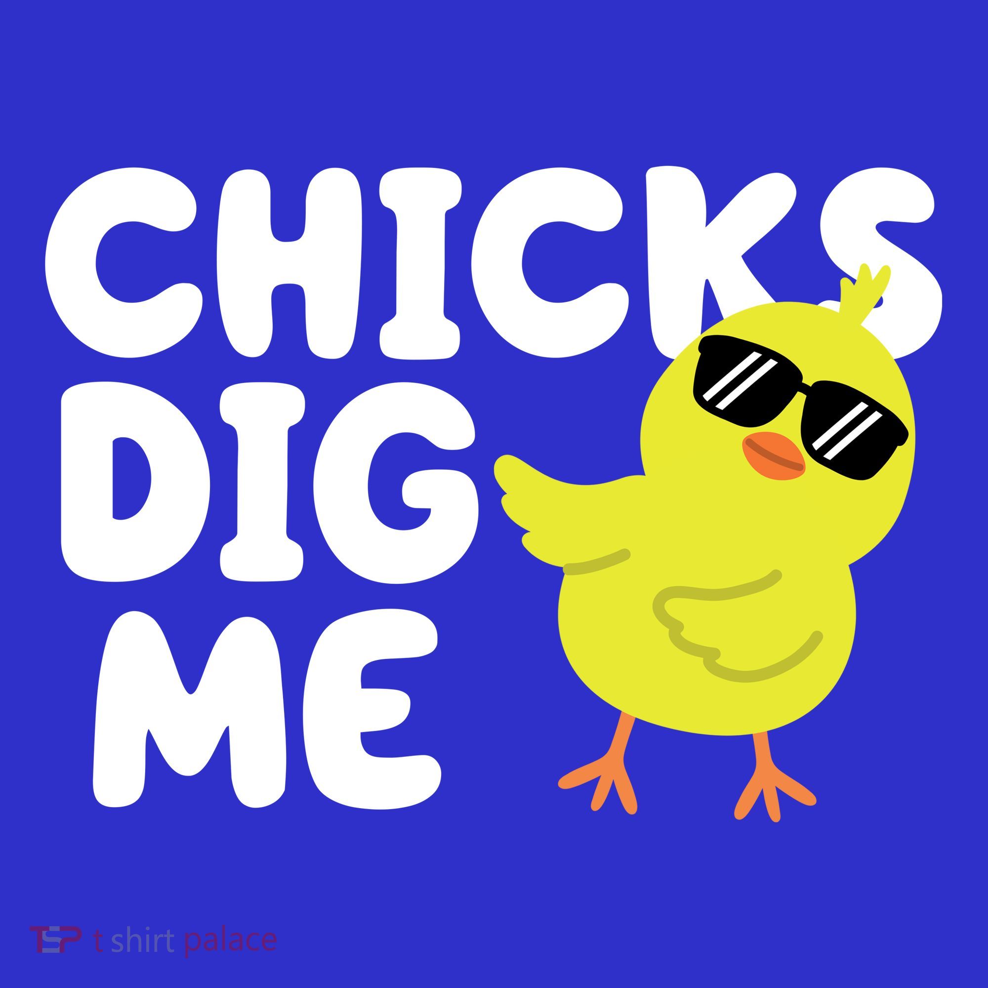 Chicks Dig Me Funny Baby Chick Chicken Tote Bag