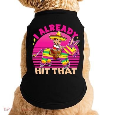 Cinco De Mayo Costume I Already Hit That Pinata Doggie Tank