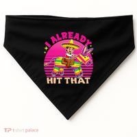 Cinco De Mayo Costume I Already Hit That Pinata USA-Made Doggie Bandana thumb 0