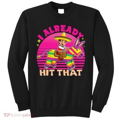 Cinco De Mayo Costume I Already Hit That Pinata Sweatshirt
