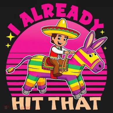 Cinco De Mayo Costume I Already Hit That Pinata Toddler T-Shirt