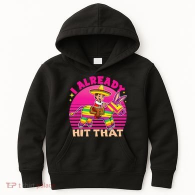 Cinco De Mayo Costume I Already Hit That Pinata Kids Hoodie