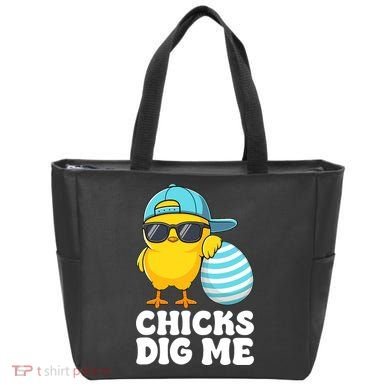 Chicks Dig Me Easter Happy Easter Funny Tote Bag