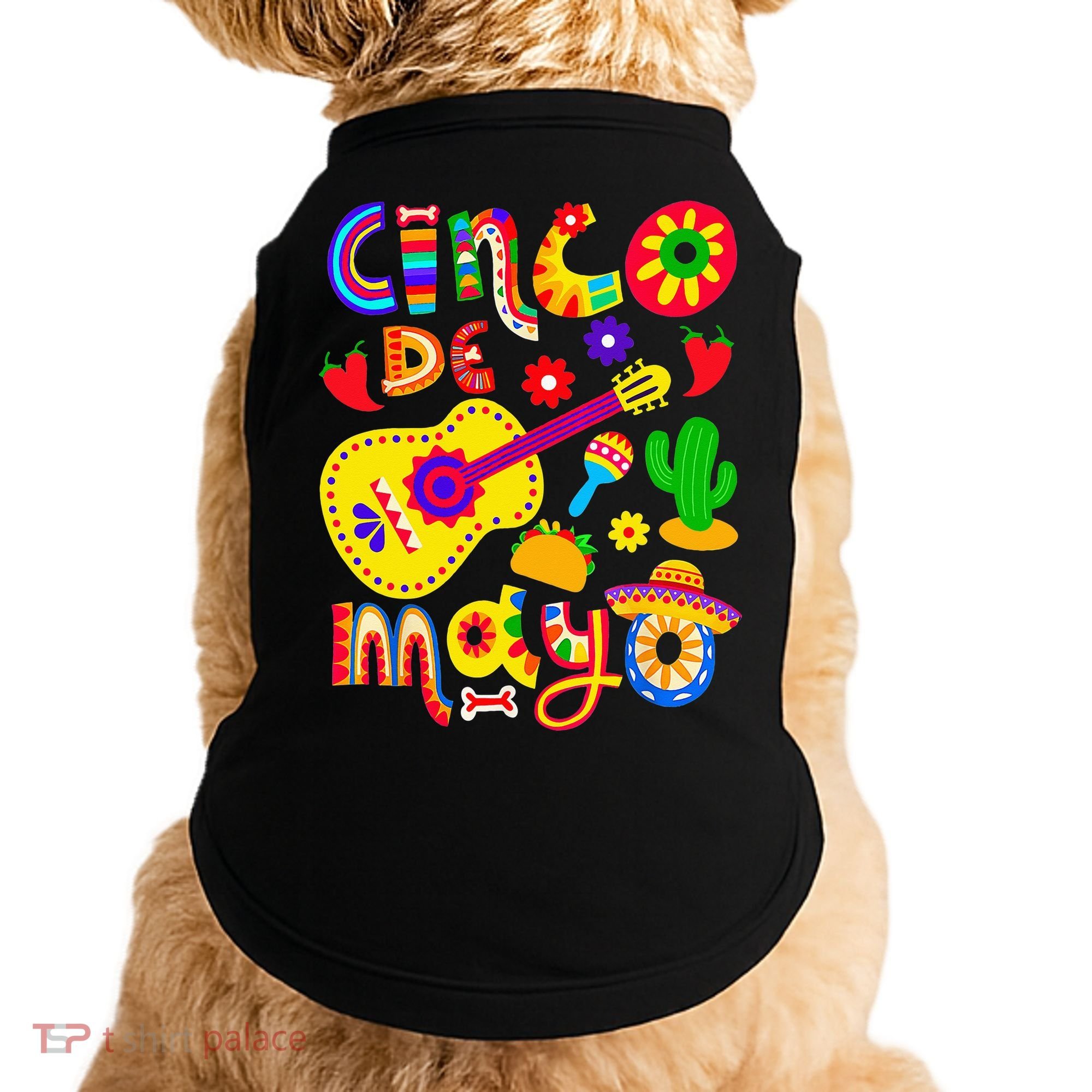 Cinco De Mayo Mexican Fiesta 5 De Mayo Doggie Tank