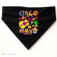 Cinco De Mayo Mexican Fiesta 5 De Mayo USA-Made Doggie Bandana thumb 0