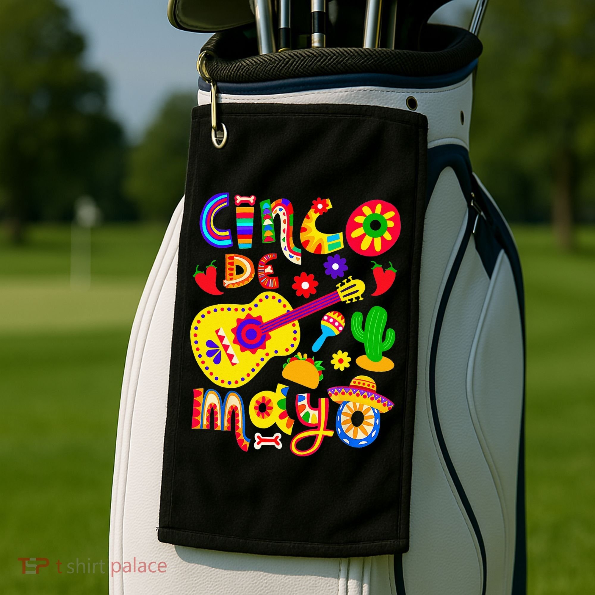 Cinco De Mayo Mexican Fiesta 5 De Mayo Golf Towel