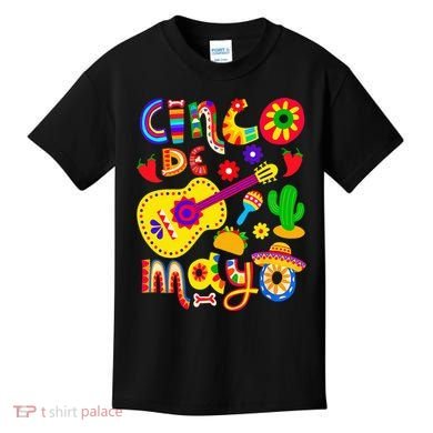 Cinco De Mayo Mexican Fiesta 5 De Mayo Kids T-Shirt