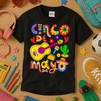 Cinco De Mayo Mexican Fiesta 5 De Mayo Kids T-Shirt thumb 3