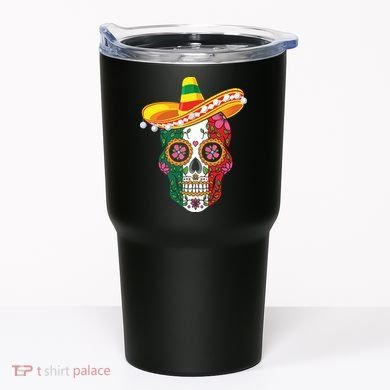 Cinco De Mayo Shirts Sugar Mexican Skull Cinco De Mayo Tumbler