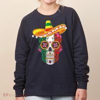 Cinco De Mayo Shirts Sugar Mexican Skull Cinco De Mayo Women's Sweatshirt thumb 0