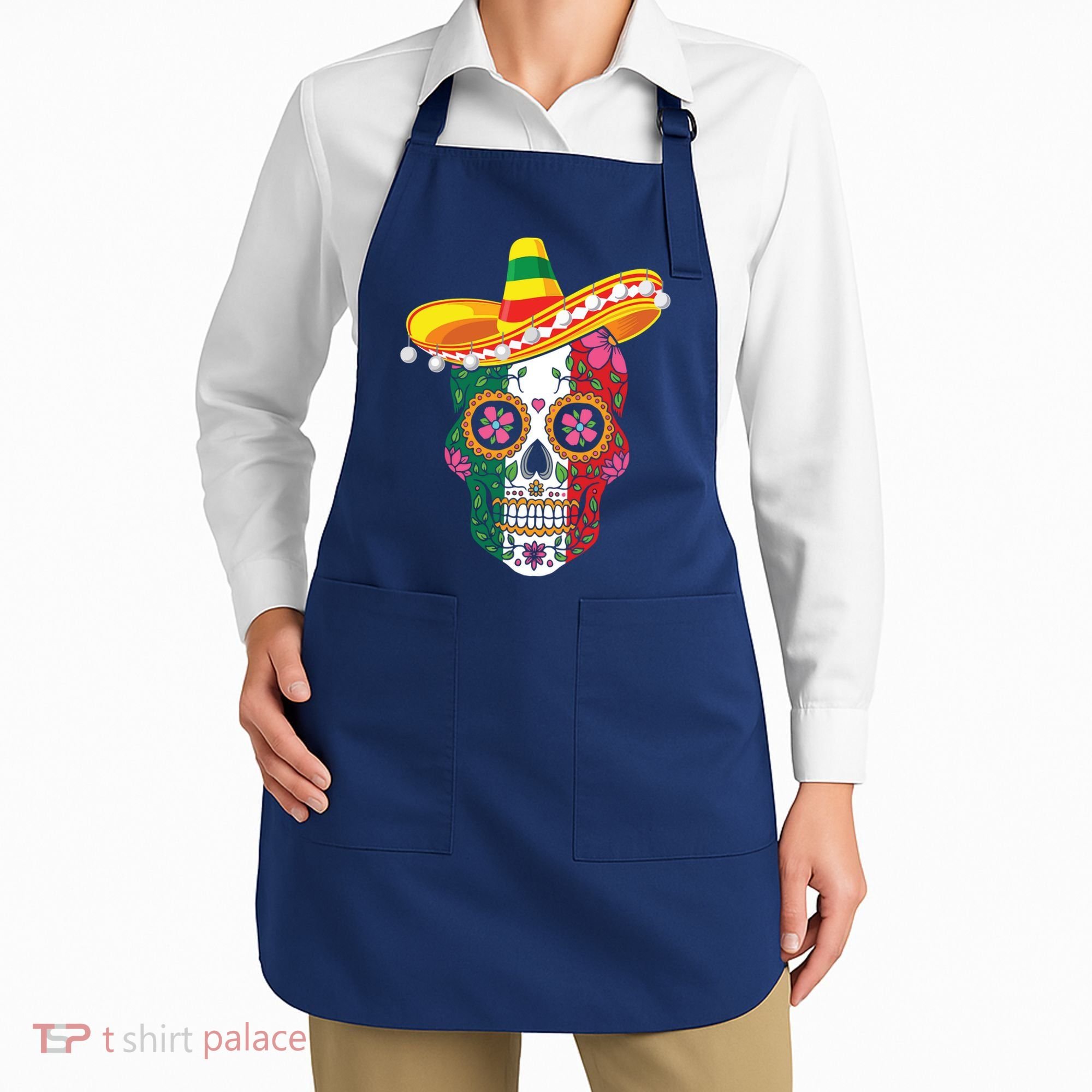 Cinco De Mayo Shirts Sugar Mexican Skull Cinco De Mayo Apron