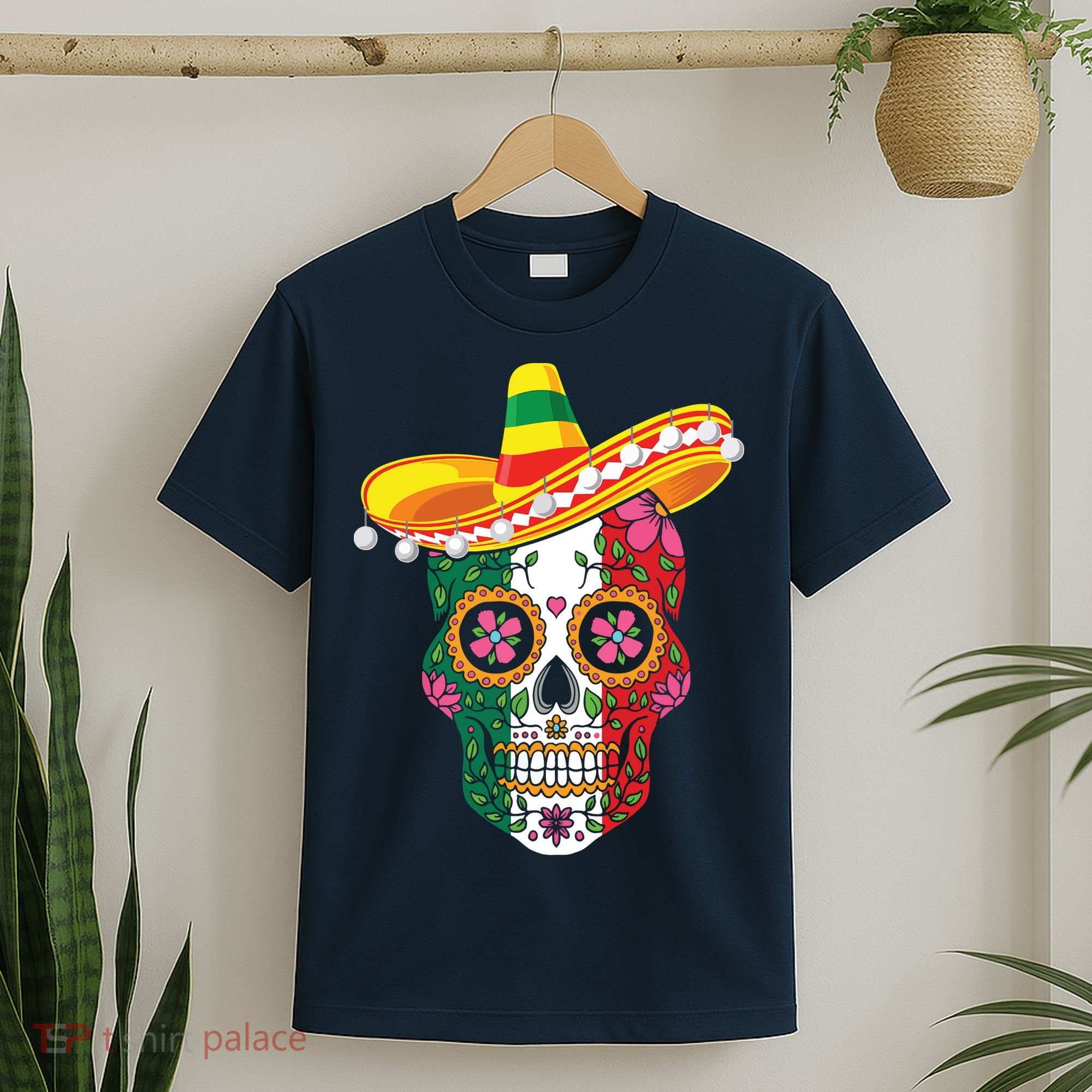 Cinco De Mayo Shirts Sugar Mexican Skull Cinco De Mayo T-Shirt