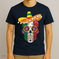 Cinco De Mayo Shirts Sugar Mexican Skull Cinco De Mayo T-Shirt thumb 3