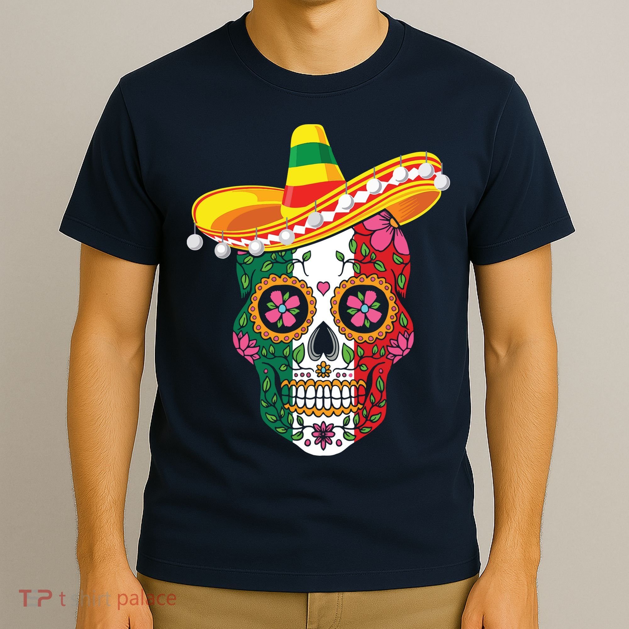 Cinco De Mayo Shirts Sugar Mexican Skull Cinco De Mayo T-Shirt