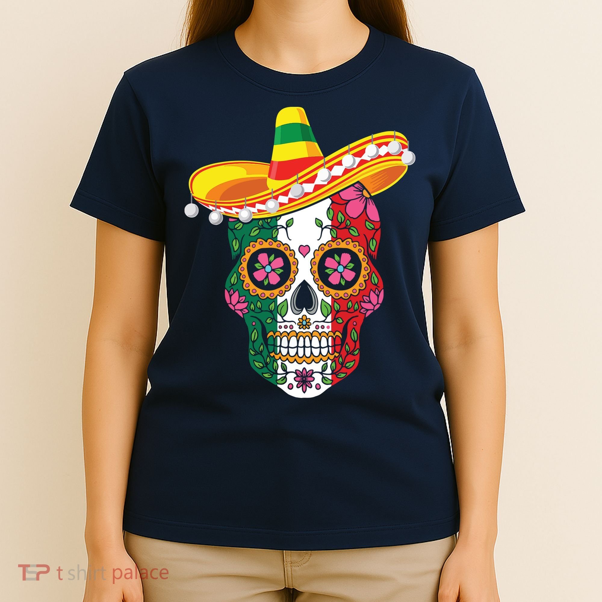Cinco De Mayo Shirts Sugar Mexican Skull Cinco De Mayo T-Shirt