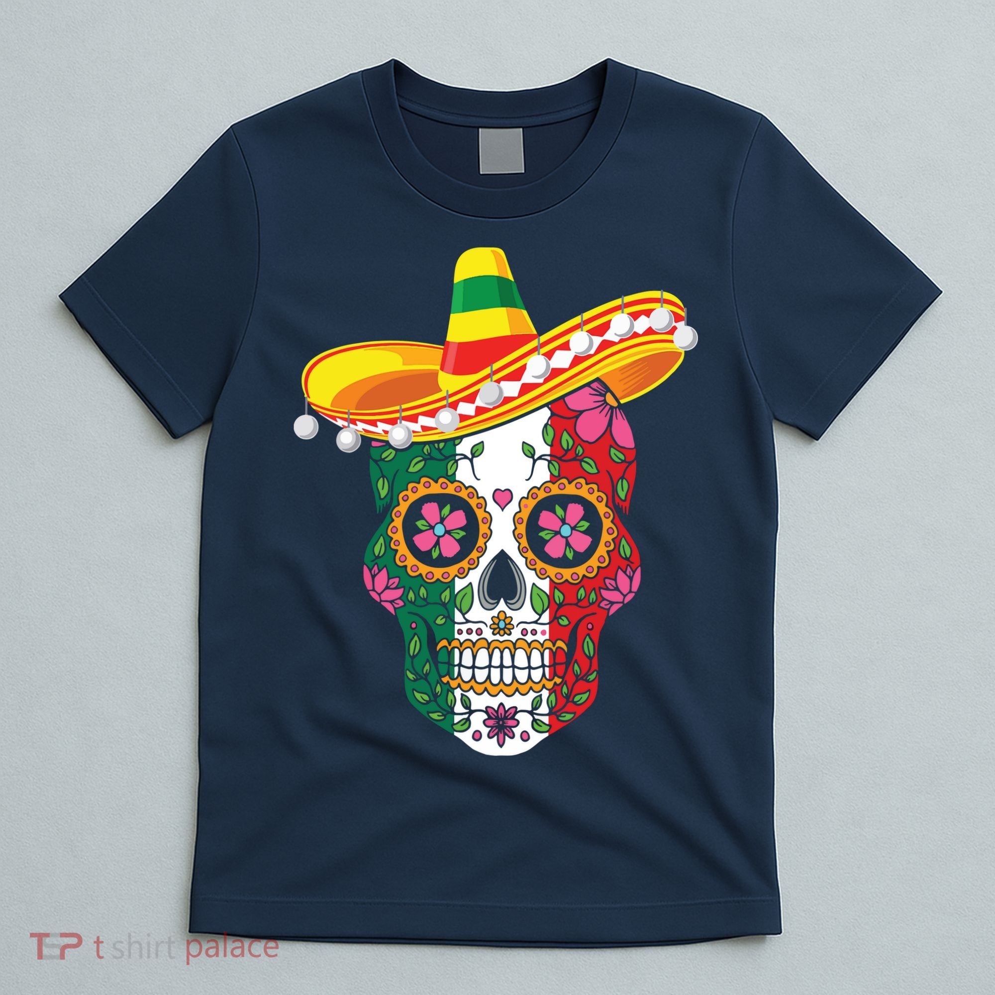 Cinco De Mayo Shirts Sugar Mexican Skull Cinco De Mayo T-Shirt