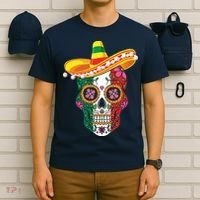 Cinco De Mayo Shirts Sugar Mexican Skull Cinco De Mayo T-Shirt thumb 6