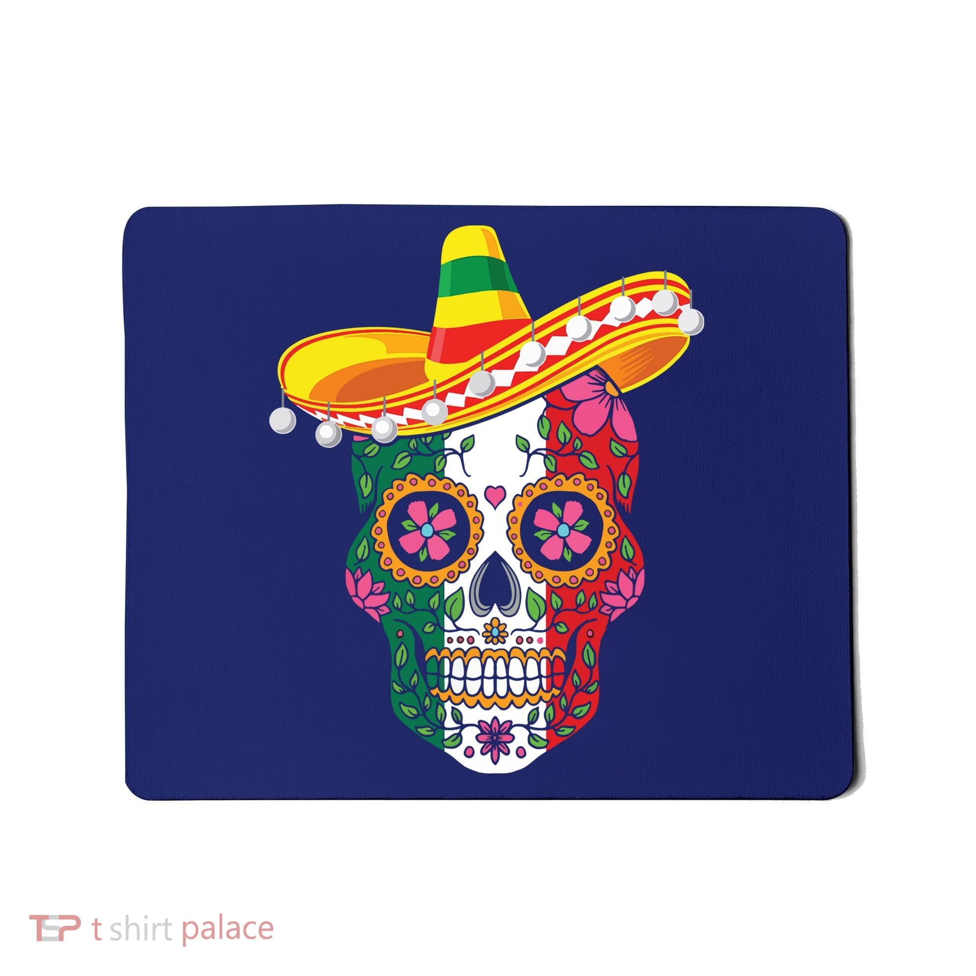 Cinco De Mayo Shirts Sugar Mexican Skull Cinco De Mayo Mousepad
