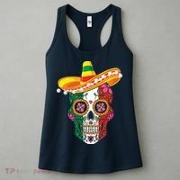 Cinco De Mayo Shirts Sugar Mexican Skull Cinco De Mayo Women's Tank Top thumb 3