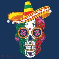 Cinco De Mayo Shirts Sugar Mexican Skull Cinco De Mayo Women's Tank Top thumb 5