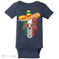 Cinco De Mayo Shirts Sugar Mexican Skull Cinco De Mayo Baby Bodysuit thumb 0