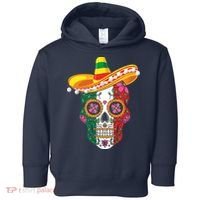 Cinco De Mayo Shirts Sugar Mexican Skull Cinco De Mayo Toddler Hoodie thumb 0
