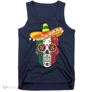 Cinco De Mayo Shirts Sugar Mexican Skull Cinco De Mayo Tank Top