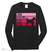 Cool Doodle Mom Art Women Aussiedoodle Goldendoodle Dog Long Sleeve Shirt thumb 0