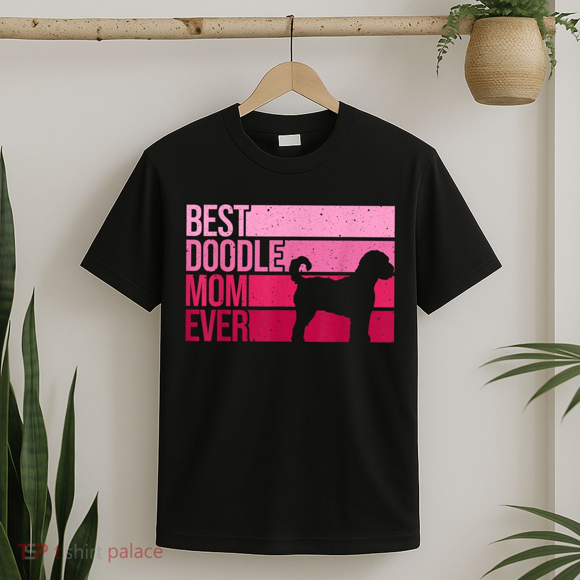 Cool Doodle Mom Art Women Aussiedoodle Goldendoodle Dog T-Shirt