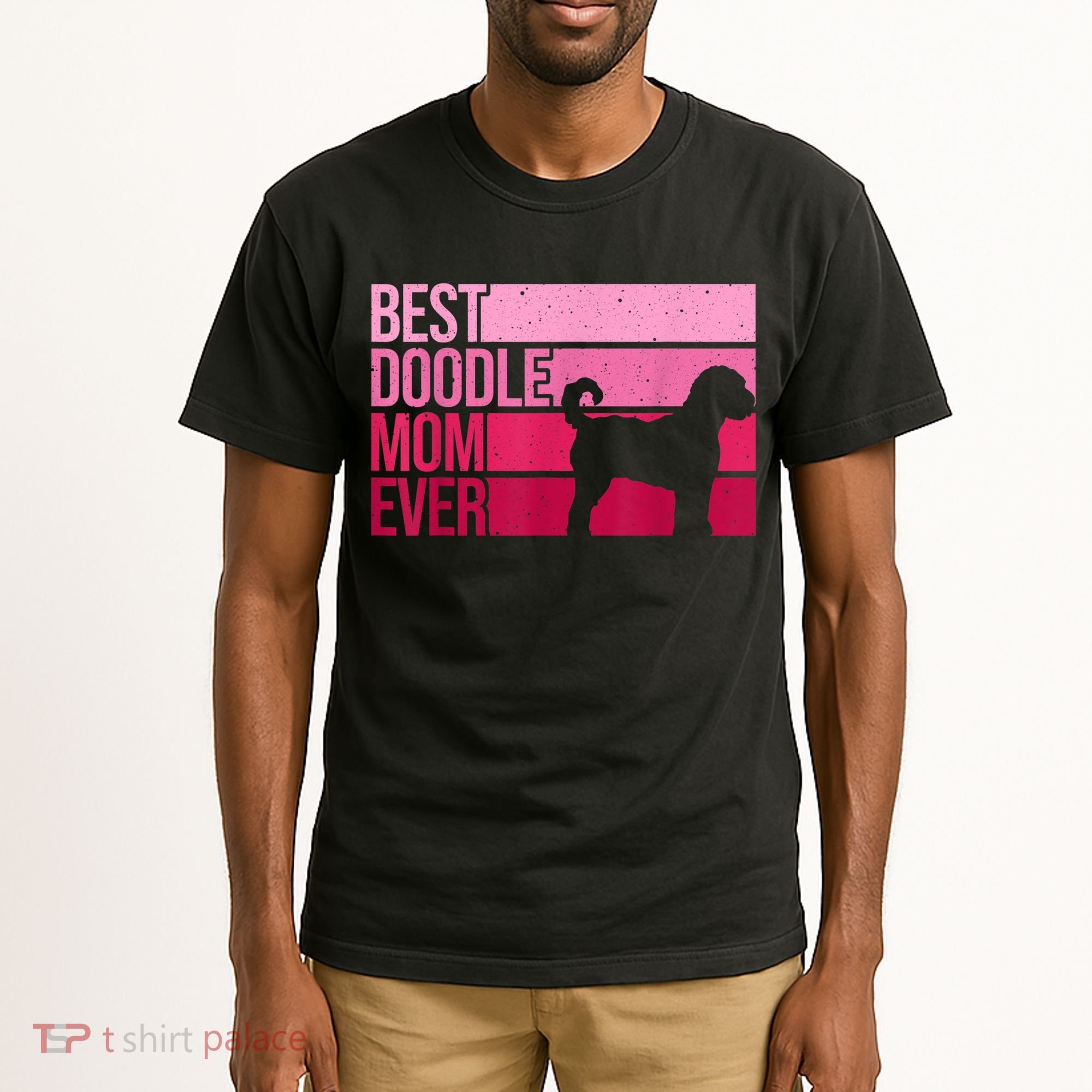 Cool Doodle Mom Art Women Aussiedoodle Goldendoodle Dog Tall T-Shirt