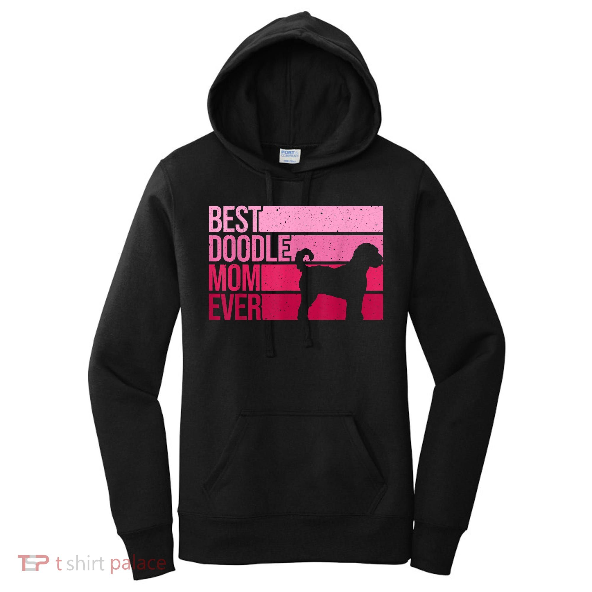 Cool Doodle Mom Art Women Aussiedoodle Goldendoodle Dog Women's Hoodie