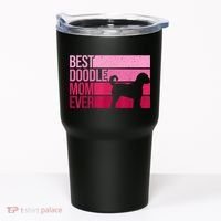 Cool Doodle Mom Art Women Aussiedoodle Goldendoodle Dog Tumbler thumb 0