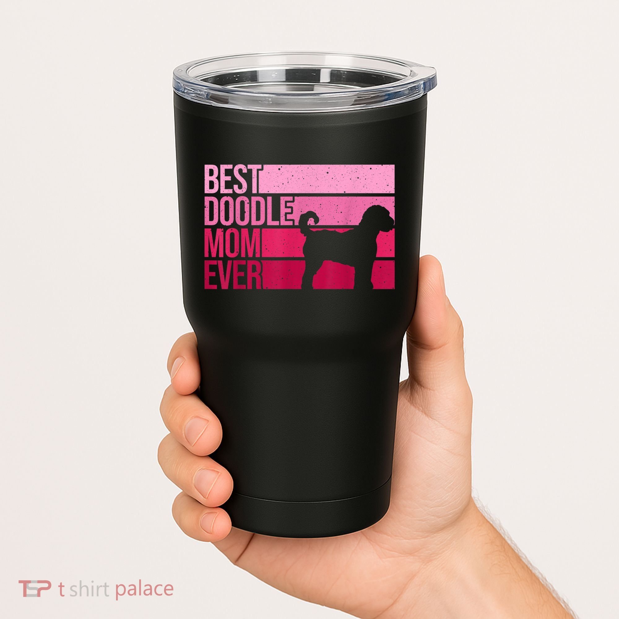 Cool Doodle Mom Art Women Aussiedoodle Goldendoodle Dog Tumbler