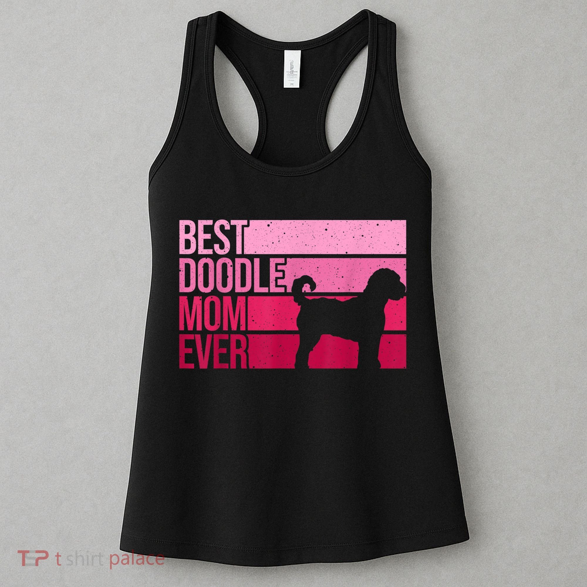 Cool Doodle Mom Art Women Aussiedoodle Goldendoodle Dog Women's Tank Top