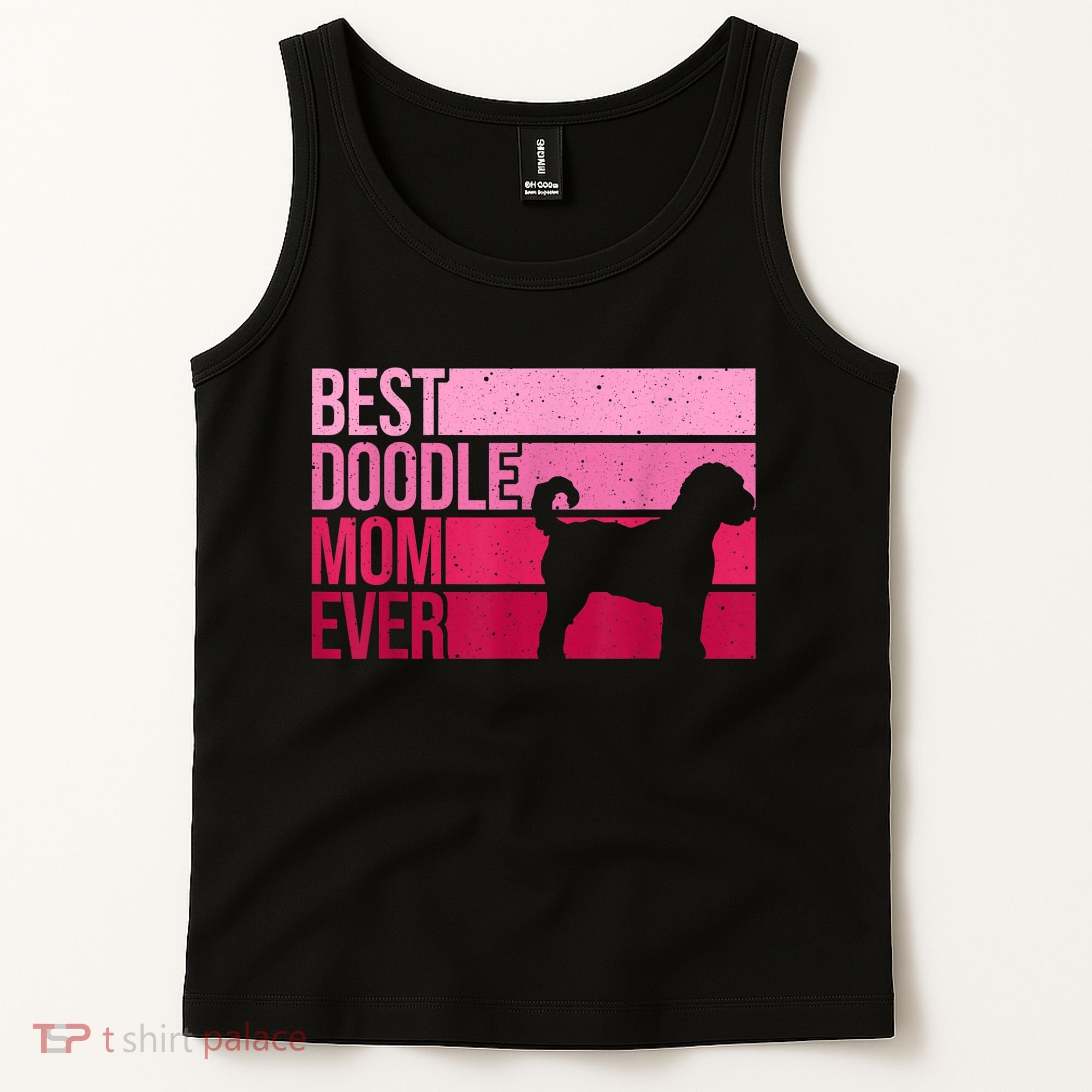 Cool Doodle Mom Art Women Aussiedoodle Goldendoodle Dog Tank Top