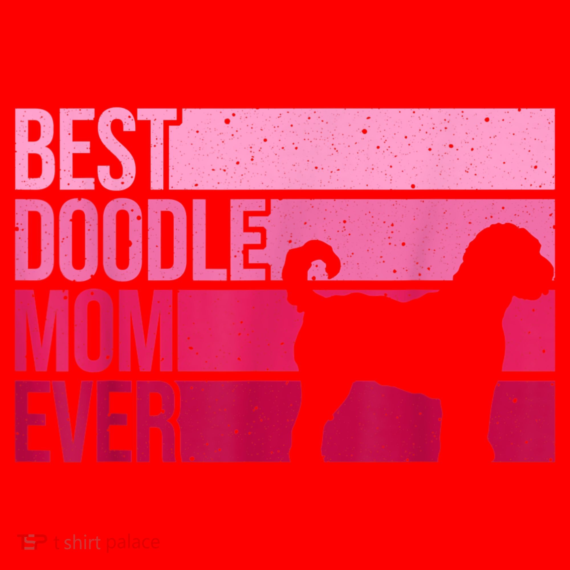 Cool Doodle Mom Art Women Aussiedoodle Goldendoodle Dog Santa Hat