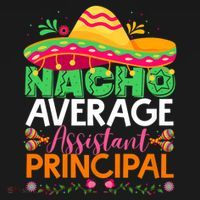 Cinco De Mayo Fun Sombrero Nacho Average Assistant Principal Doggie Tank thumb 4