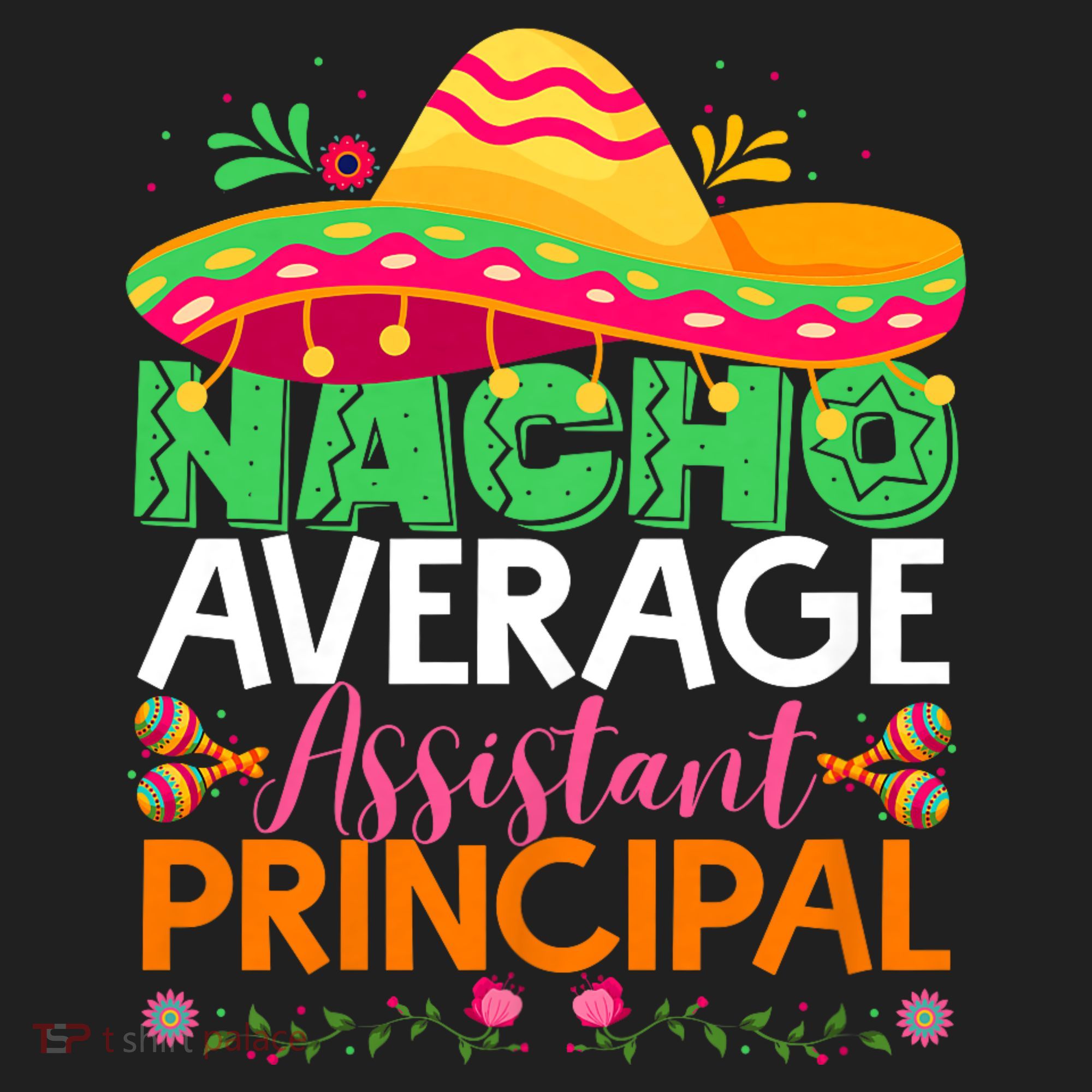 Cinco De Mayo Fun Sombrero Nacho Average Assistant Principal Beanie